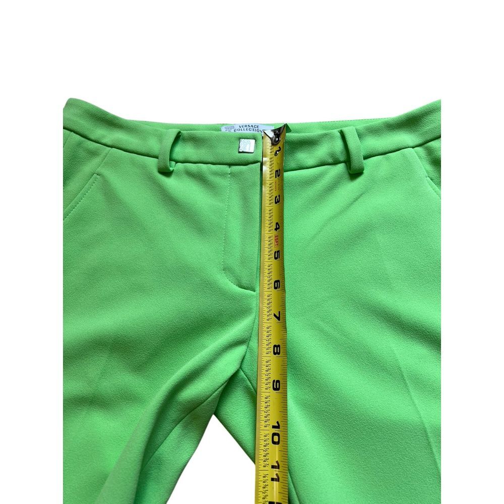 VERSACE COLLECTION Trousers Green Size‎ 40UK Style G32380 Italy Designer Women's - Picture 6 of 11